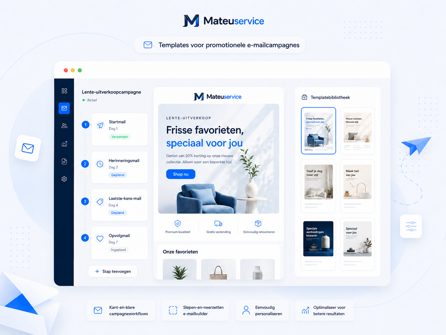 Mateuservice template preview